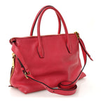 Goatskin Madras Top Handle Bag Fragola