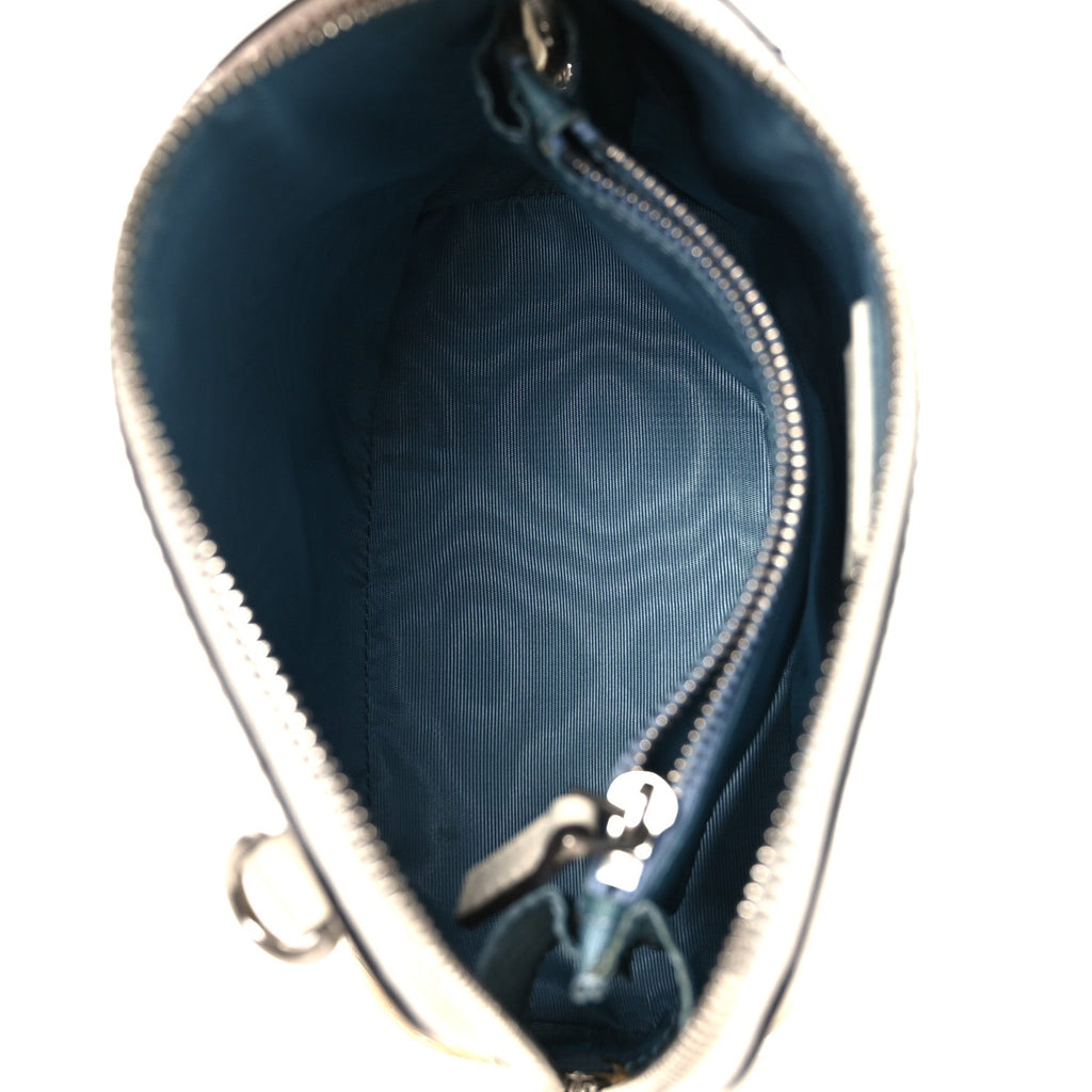 X SEGA Calfskin GUCCY Stars Mini Dome Shoulder Bag Mystic White Gold