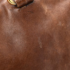 Soft Calf Shopping Tote Brown