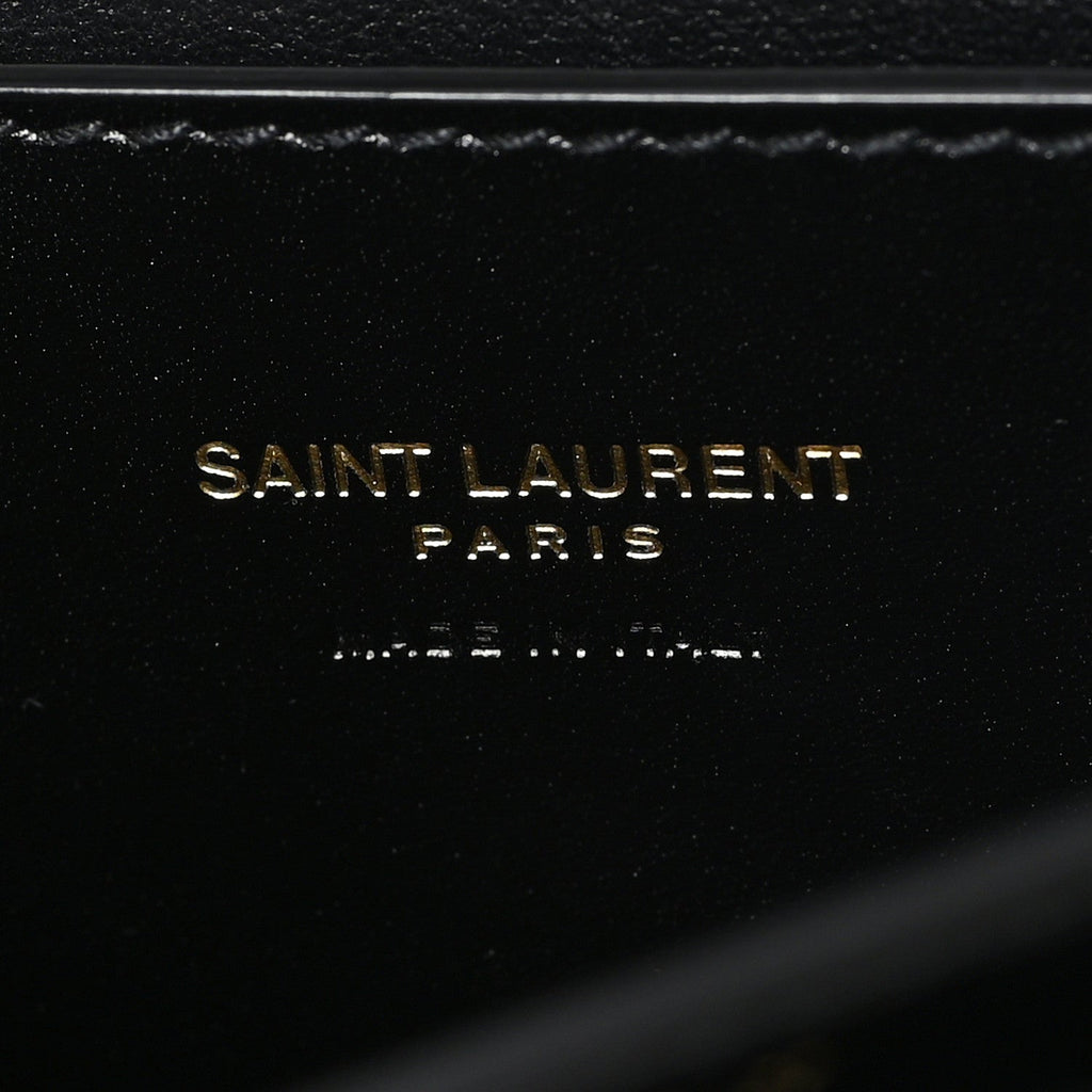 Box Calfskin Mini Voltaire Shoulder Bag Black