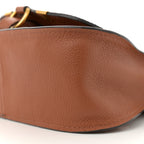Calfskin Mini Marcie Satchel Tan
