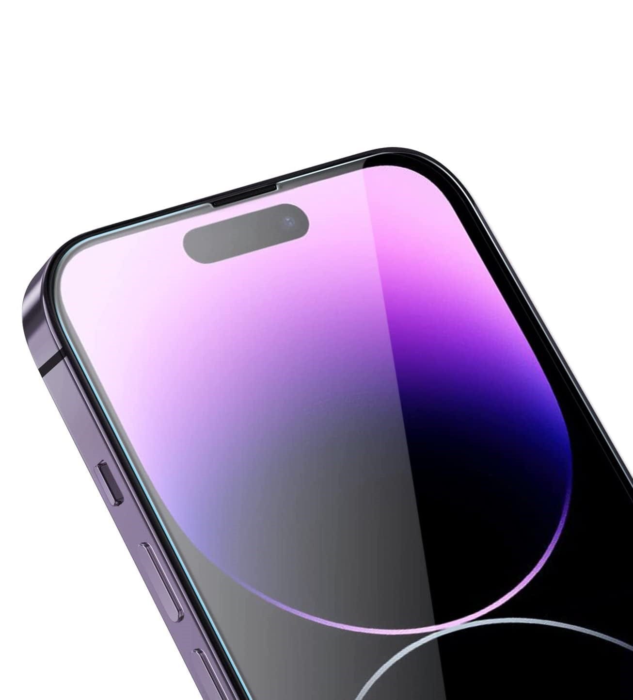 SAHARA - ZeroDamage Ultra-Strong Tempered Glass Screen Protector (2-Pack) - iPhone 14 Pro