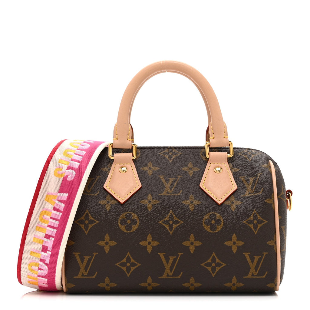 Monogram Speedy Bandouliere 20 Fuchsia