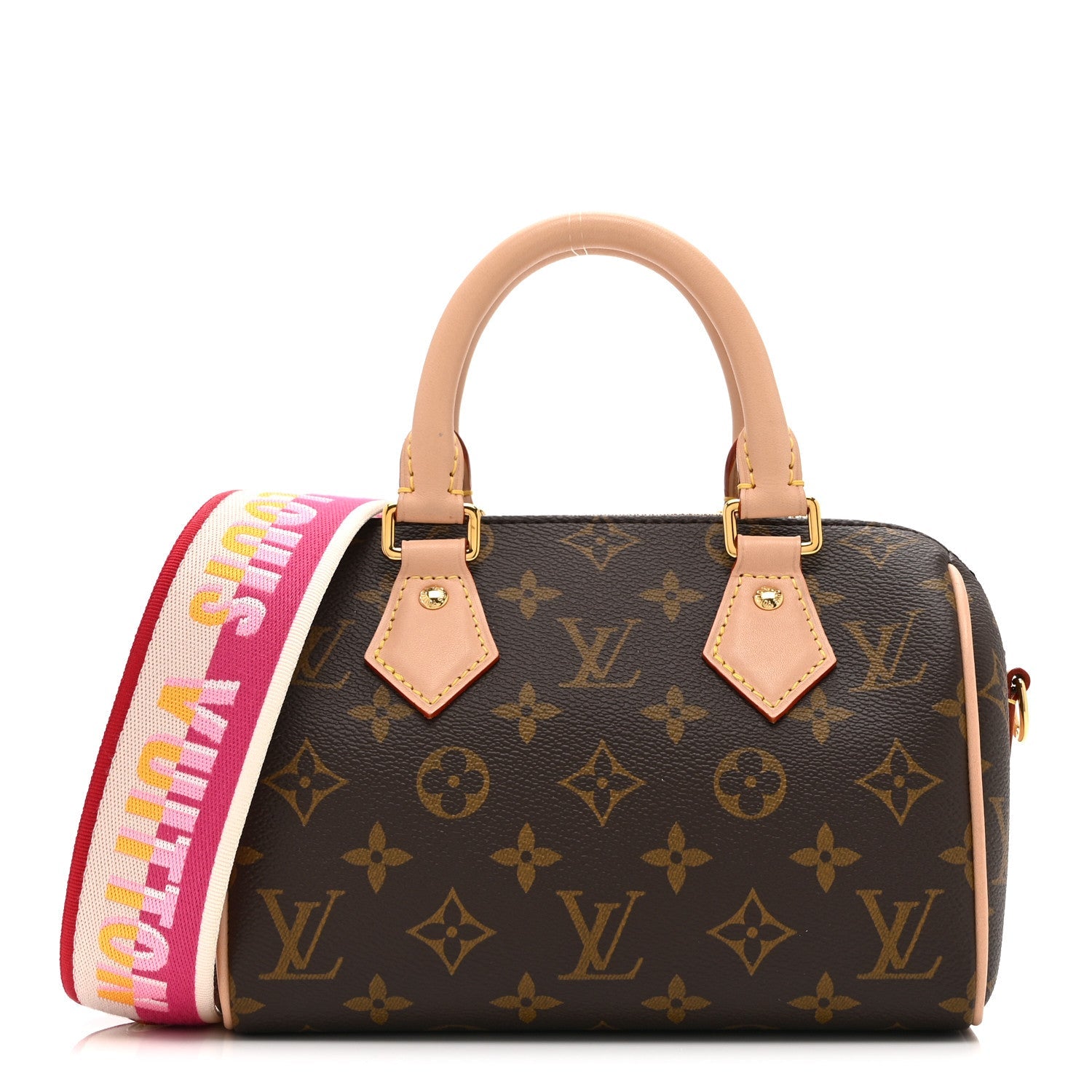 Monogram Speedy Bandouliere 20 Fuchsia