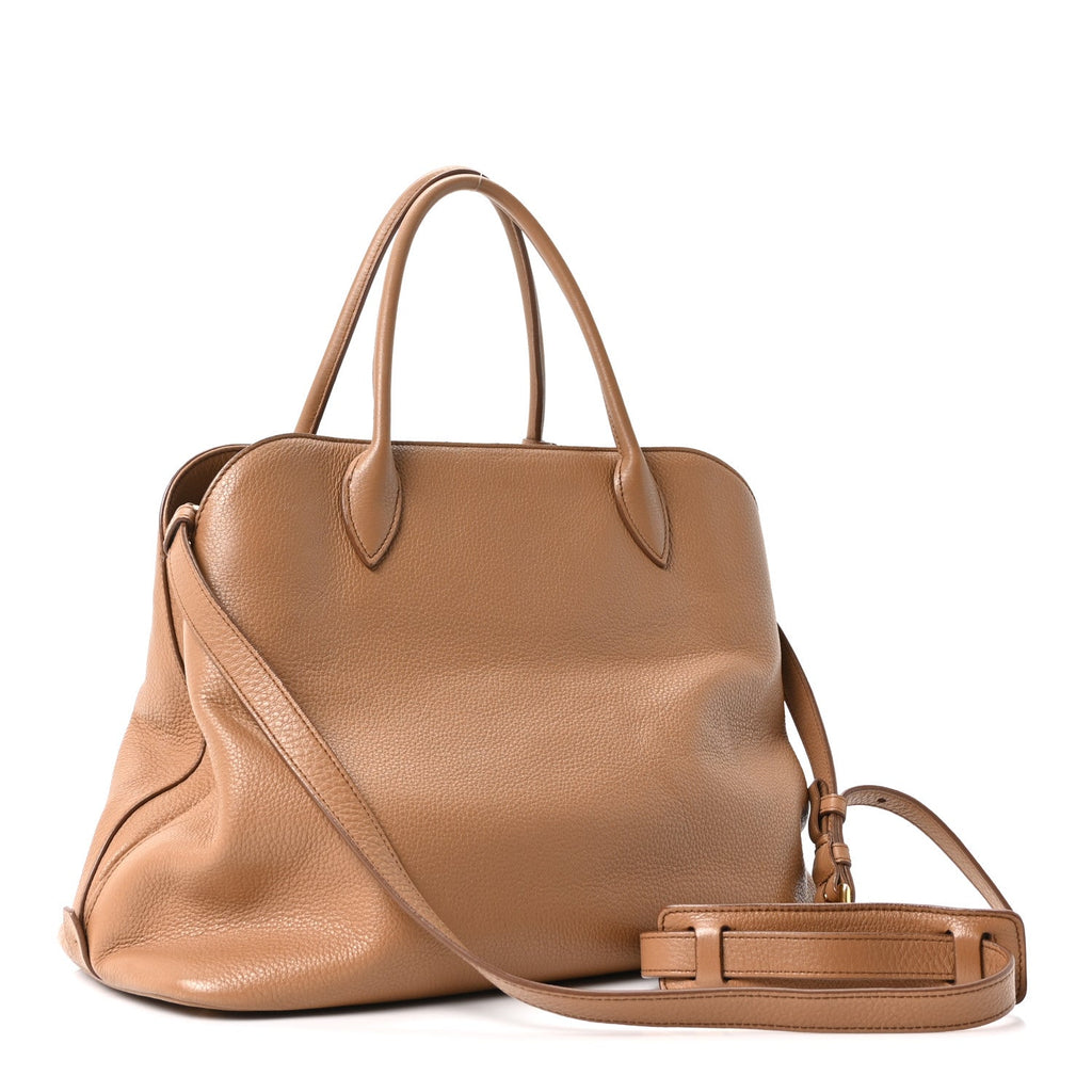 Vitello Daino Tote Caramel