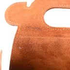 Calfskin Monogram Take Away Box Dusty Vintage Brown Gold
