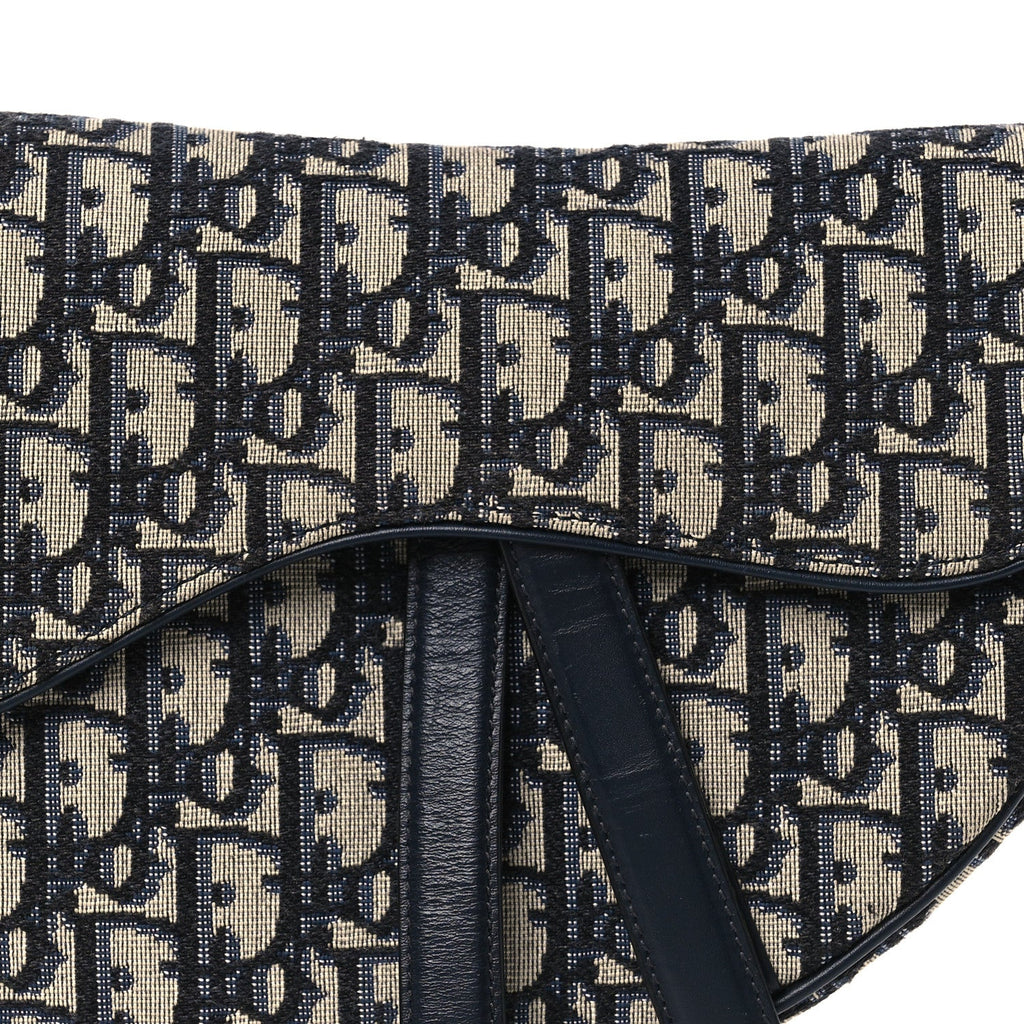 Oblique Saddle Bag Blue