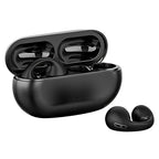 KENRO Wireless Bone Conduction Earphones Open-Ear Waterproof Ear Clip - Black
