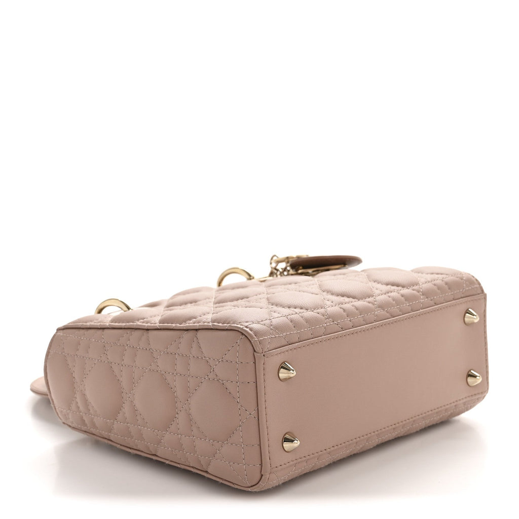 Lambskin Cannage Small My ABC Dior Lady Dior Blush