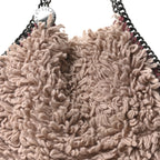 Wool Fur Small Falabella Tote Pink
