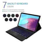 SAHARA - Navigate Series Keyboard Folio with Mouse Pad Case - Galaxy Tab S7 Plus and S7 FE