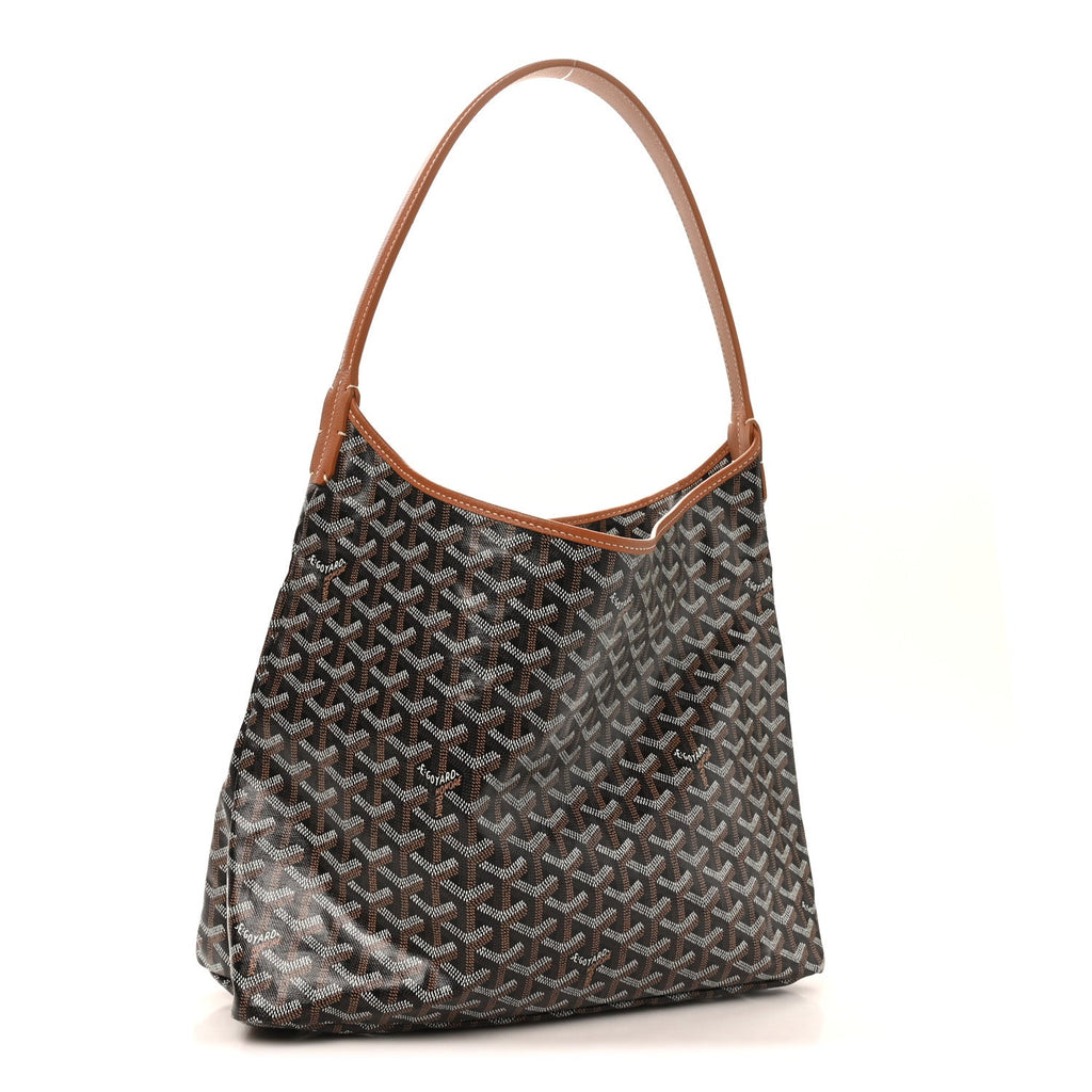 Goyardine Boheme Hobo Black Gold