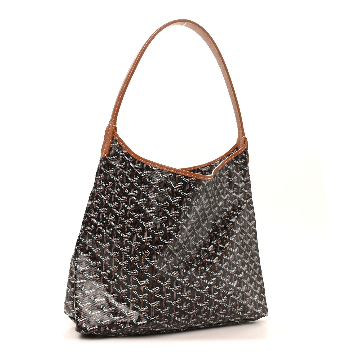 Goyardine Boheme Hobo Black Gold
