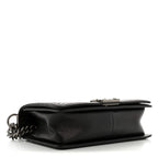 Caviar Quilted Medium Boy Flap Black