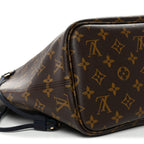 Monogram Calfskin Neo Neverfull Inside Out MM Navy