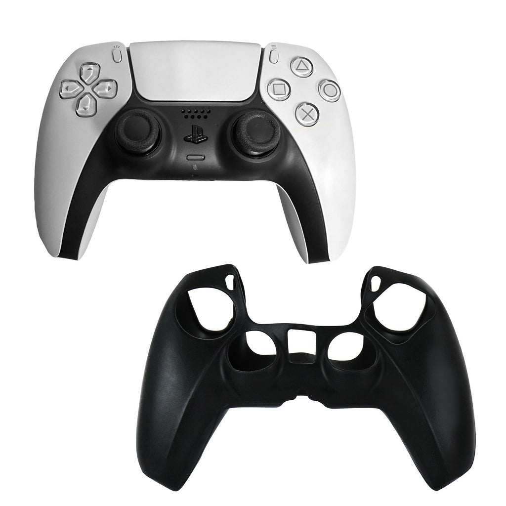 DualSense Controller in White with Silicone Sleeve
