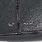 Smooth Calfskin Small Tri-Fold Bag Black