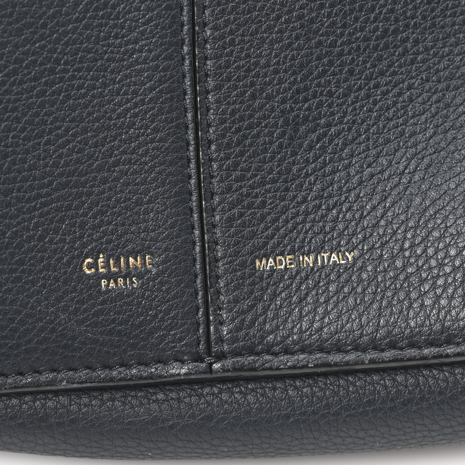 Smooth Calfskin Small Tri-Fold Bag Black