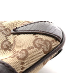 Monogram Horsebit Clutch Dark Brown