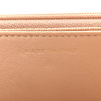 Caviar Quilted Wallet on Chain WOC Beige