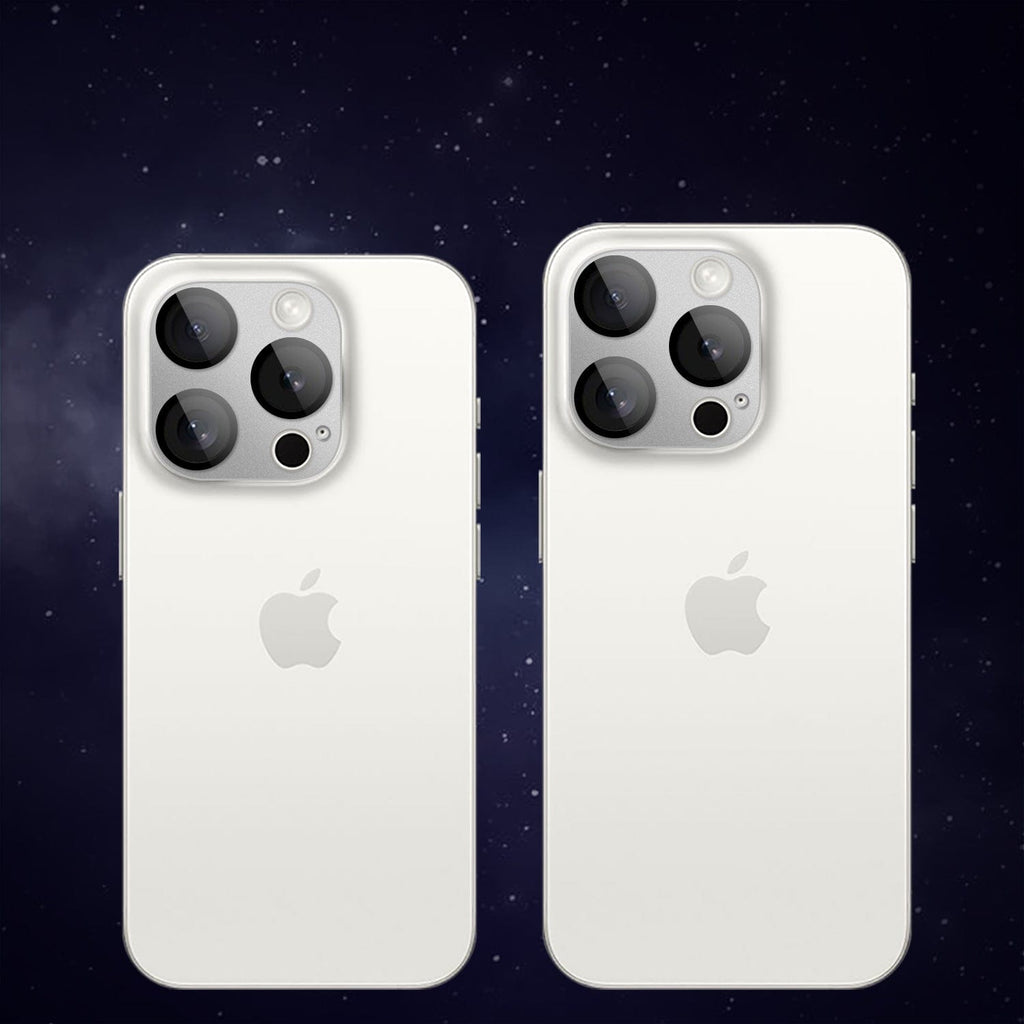 SAHARA - ZeroDamage HD Ultra-Clear Glass Camera Lens Protector (2-Pack) - iPhone 15 Pro and Pro Max