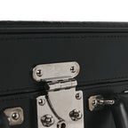 Monogram Glace Valisette MM Black