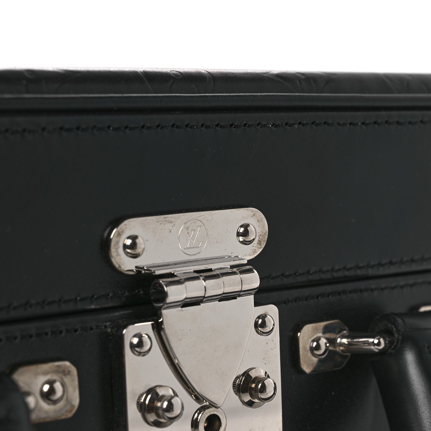 Monogram Glace Valisette MM Black