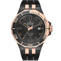 Edox Automatic Watch Delfin Diver Black Rose Gold 43mm