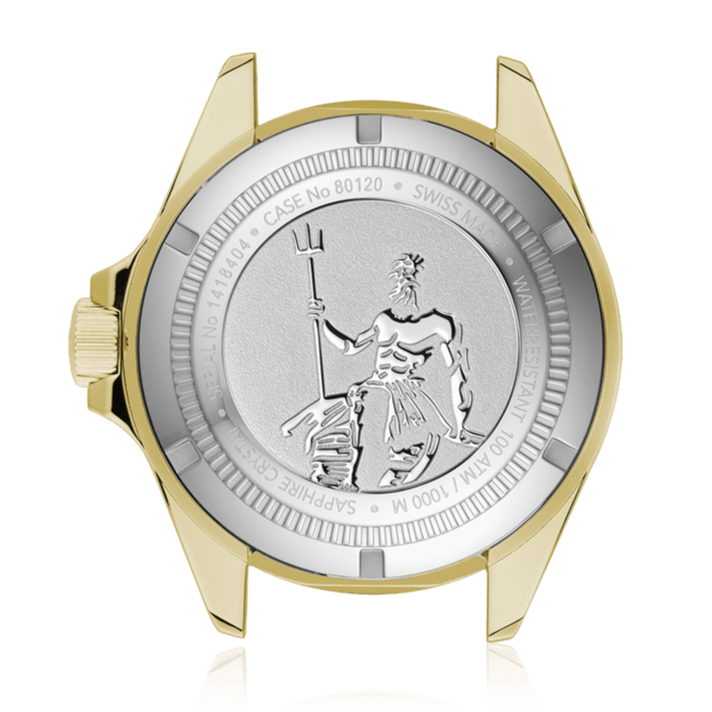 Edox Neptunian Automatic Men's Gold Black Watch