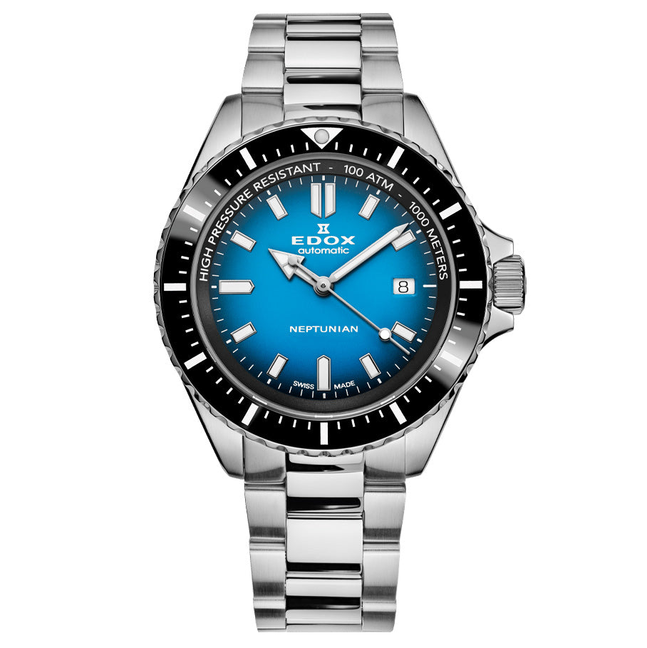 Edox Men's Watch Neptunian Automatic Blue