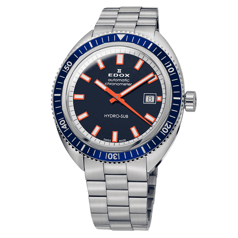 Edox Watch Hydro-Sub 1965 Chronometer Limited Edition Blue