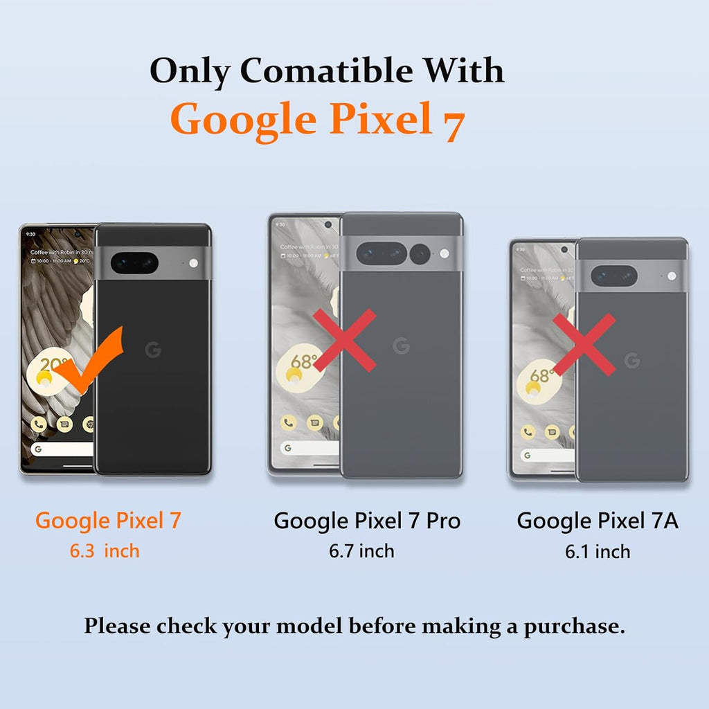 Entronix Clear Screen Protector Compatible with Pixel 7 - 2 Piece Combo