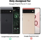 Entronix Clear Screen Protector Compatible with Pixel 6 Pro - 2 Piece Combo