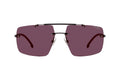 Carrera Men's Sunglasses Rimless Browline Red Mirror