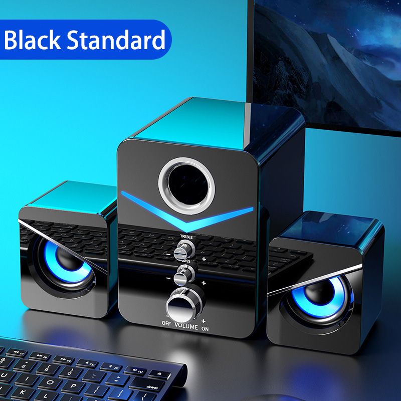 Home Theater System Caixa De Som PC Bass Subwoofer  Speaker Computer Speakers Music Boombox Desktop Laptop Altavoces TV - No Bluetooth