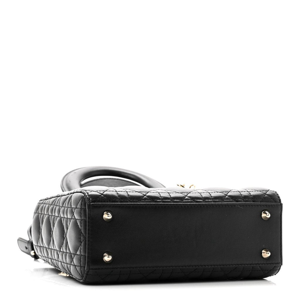 Lambskin Cannage Small My ABCDior Lady Dior Black