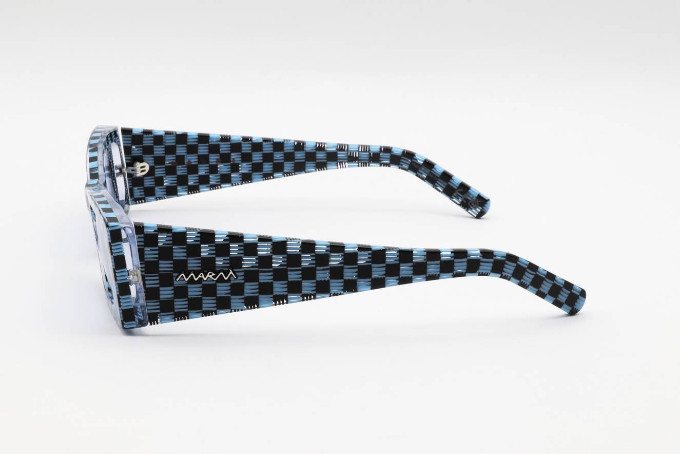 Marni ZOKOA BLUE/BLACK CHECKS OAY