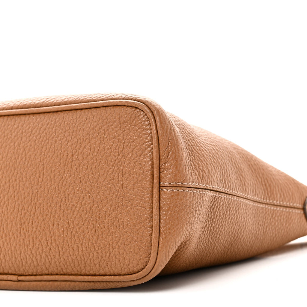 Vitello Daino Soft Mini Shoulder Bag Caramel