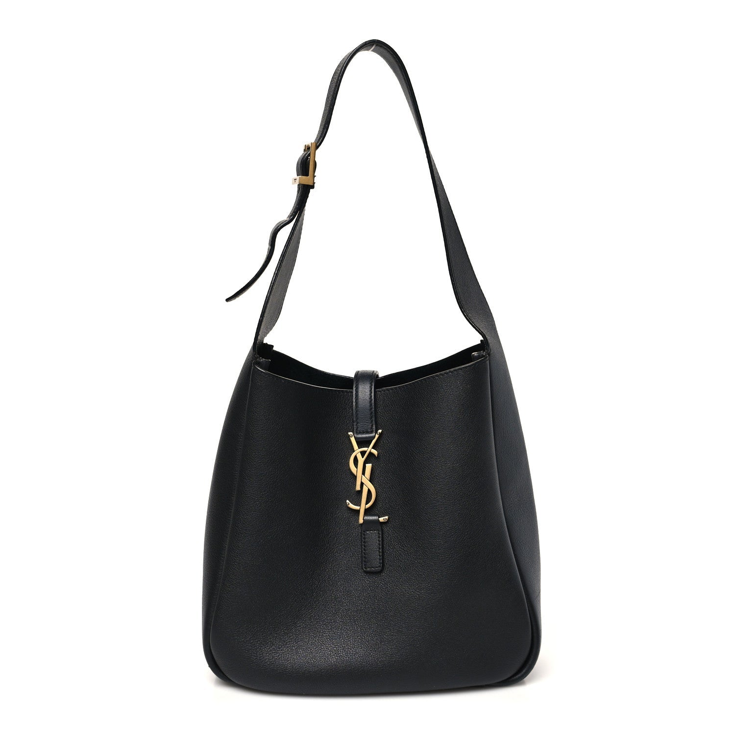 Smooth Calfskin Small Le 5 A 7 Soft Hobo Black