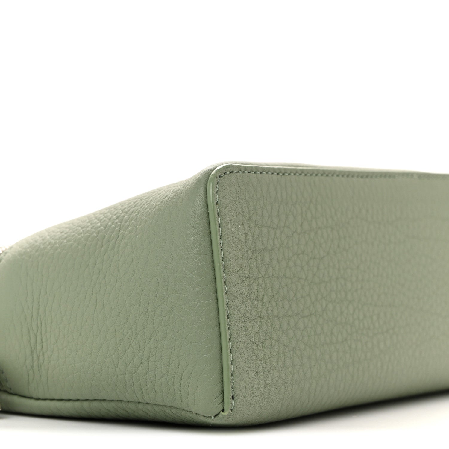 Grained Calfskin L19 Extra Pocket Pouch Sage Brush Leaves