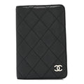 Caviar Quilted Agenda Cover Black