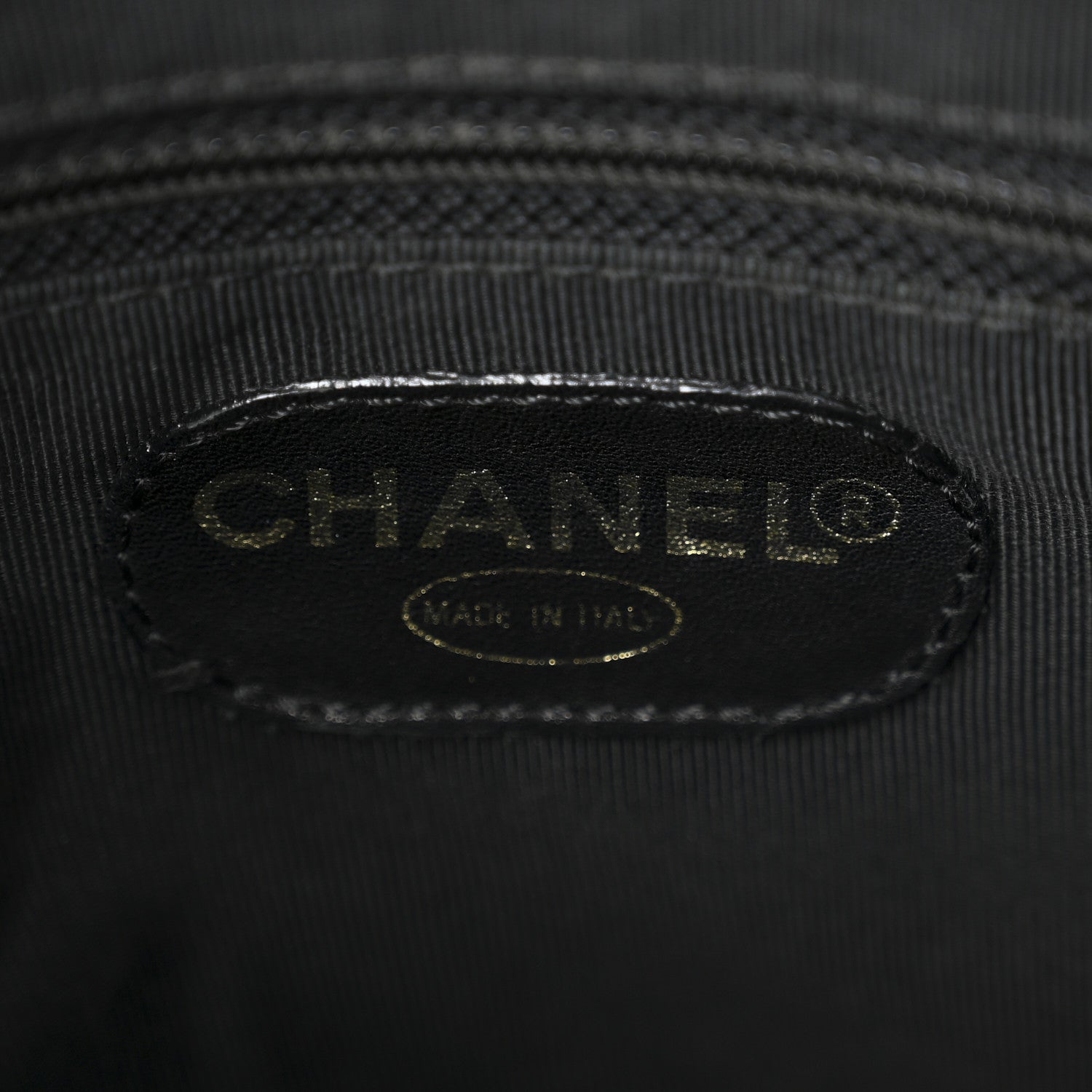 Lambskin CC Shoulder Bag Black