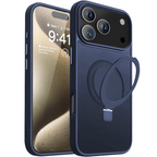 Entronix [Magnetic] Case Compatible with iPhone 17 Pro Max - Translucent Frosted Matte Gripstand