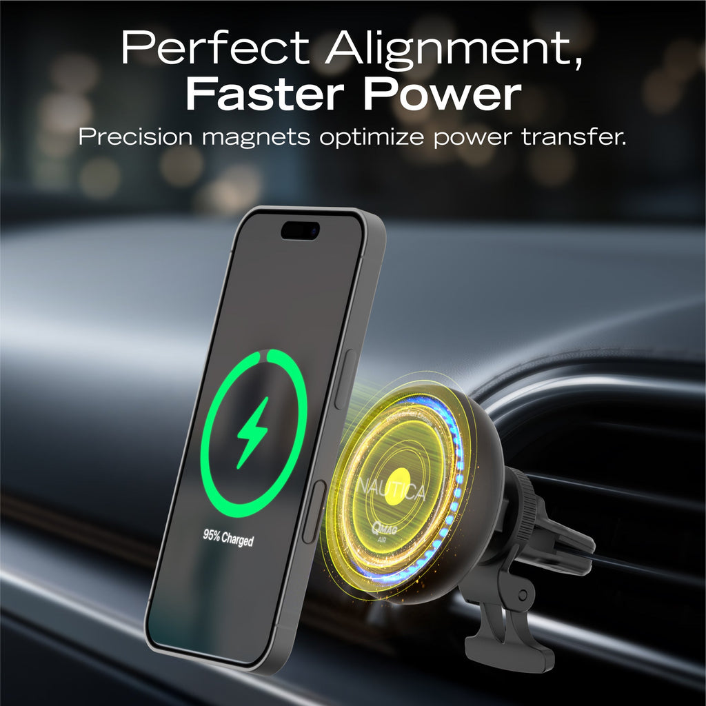 Nautica Turan QMAG Air - Wireless Magnetic Car Charger 15W