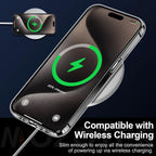 Entronix Bundle Compatible with iPhone 14 Plus - [Hard] Clear Case, 2 Clear Screen Protector & 2 Camera Lens Protectors