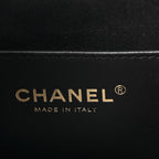 Caviar Quilted Small Chanel 25 Handbag Dark Navy