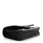 Lambskin Quilted Flap Phone Holder With Chain So Black