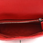Caviar Quilted Medium Coco Handle Flap Red