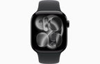 Apple Watch Series 11 GPS 46mm Jet Black Aluminum Case with Black Sport Band