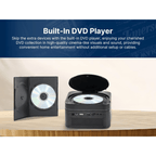 120" Home Theater LCD Projector Combo with Built-In DVD Player